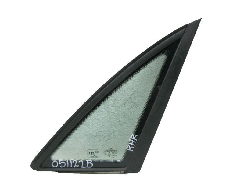 04-08 AUDI B7 A4 SEDAN REAR GLASS WINDOW QUARTER RIGHT PASSENGER REAR OEM 051122