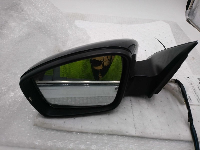 2013 Volkswagen Jetta Left Door Mirror Assembly Black OEM 684518 SCUFFED