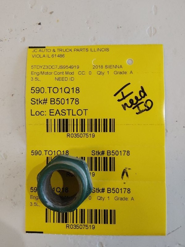 Engine ECM Electronic Control Module 3.5L 2GRFE Engine Fits 18-20 SIENNA 3507519