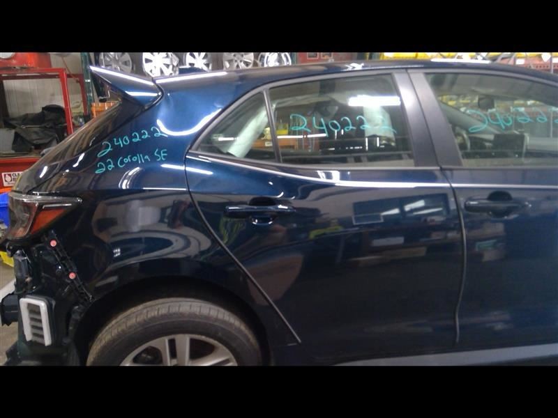 Passenger Rear Side DoorHatchback Fits 2019-2023 COROLLA 1393146