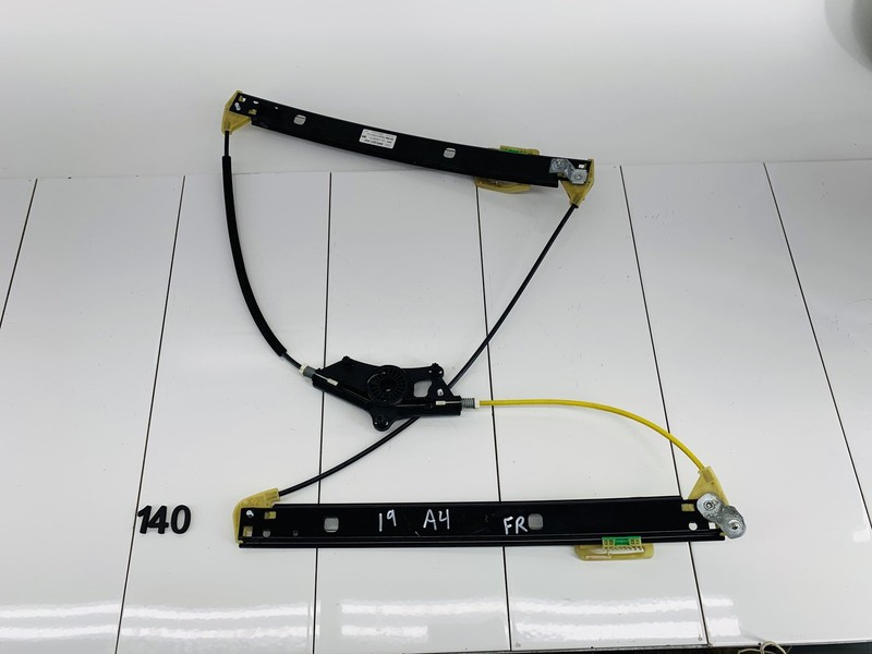 17-20 AUDI A4 B9 FRONT RIGHT PASSENGER SIDE DOOR WINDOW GLASS REGULATOR OEM