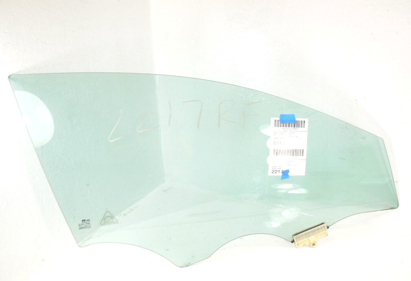 2016-2019 Hyundai Sonata Hybrid Front Door Window Glass Right RH OEM Korea