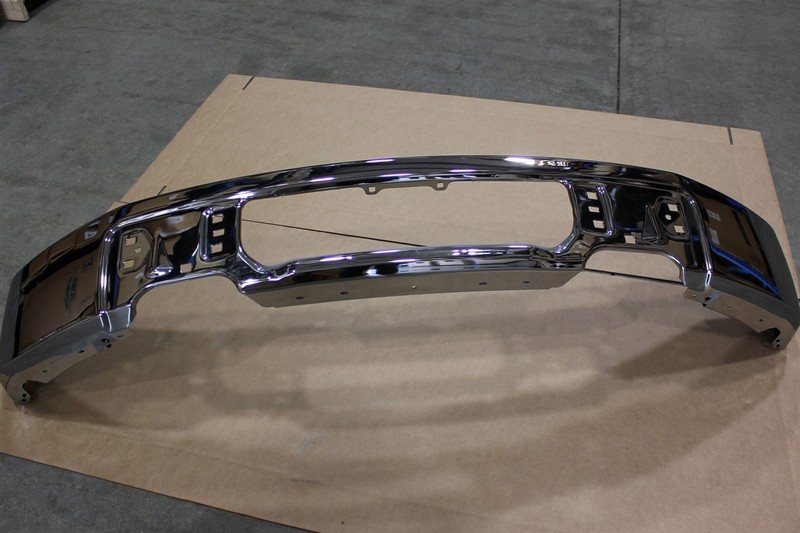 OEM Front Bumper Chrome Steel For 09-14 Ford F150 Hollander 105-399B 9L3Z17757A