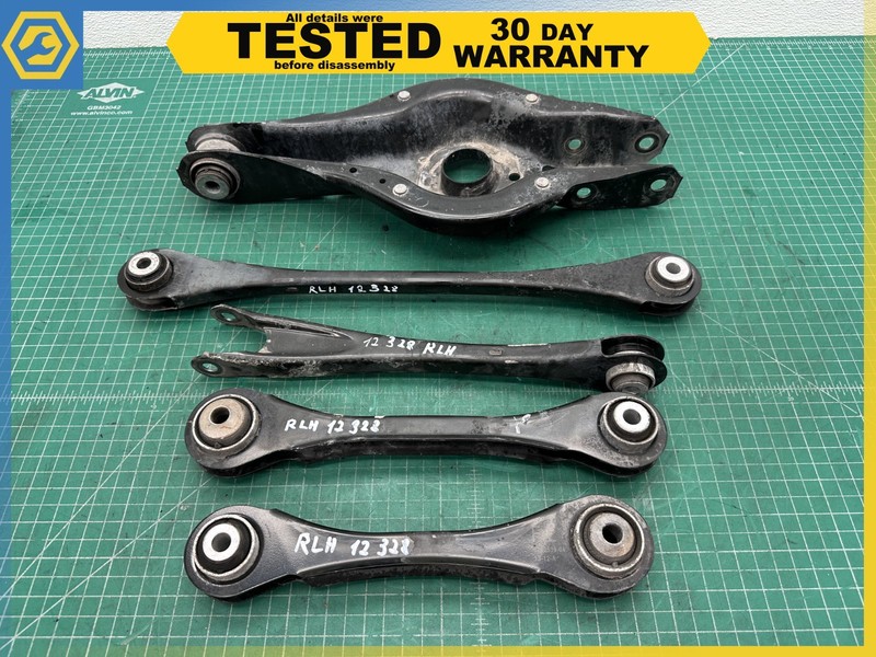 12-20 BMW F30 F32 REAR LEFT DRIVER SIDE SUSPENSION CONTROL ARMS SET OEM