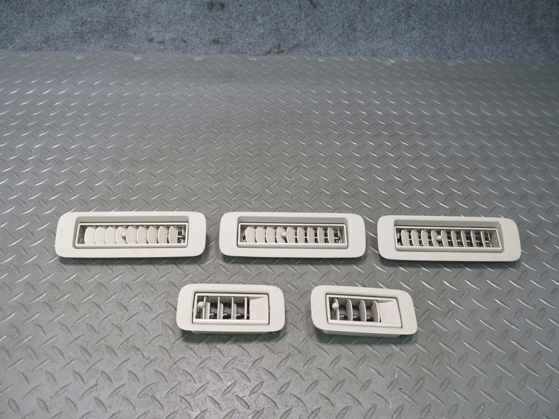 03-07 LEXUS UZJ100L LX470 REAR ROOF SECOND & THIRD ROW AIR VENT GRILLE SET OF 5