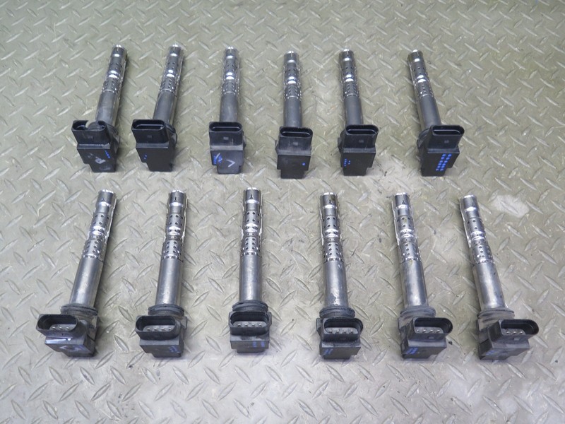 2006-2012 BENTLEY FLYING SPUR 6.0L ENGINE MOTOR IGNITION COIL SET 12 PCS