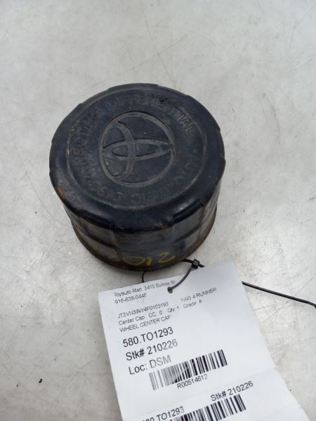 1993 TOYOTA 4 RUNNER CENTER CAP WHEEL