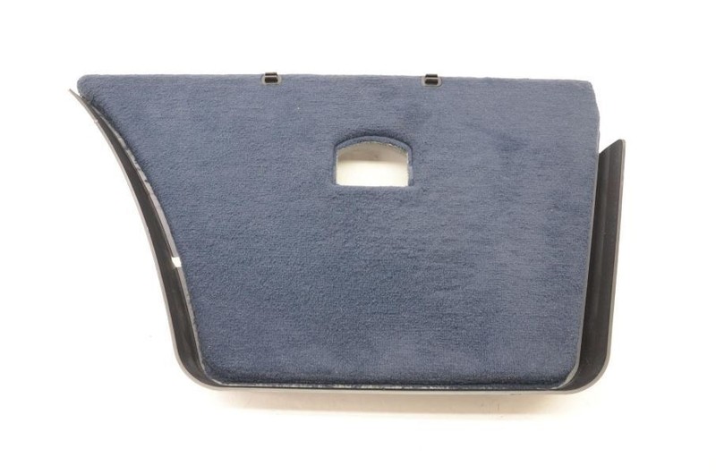 2010-2016 Porsche Panamera 970 4.8 Blue Driver Left Rear Trunk Carpet Trim Panel