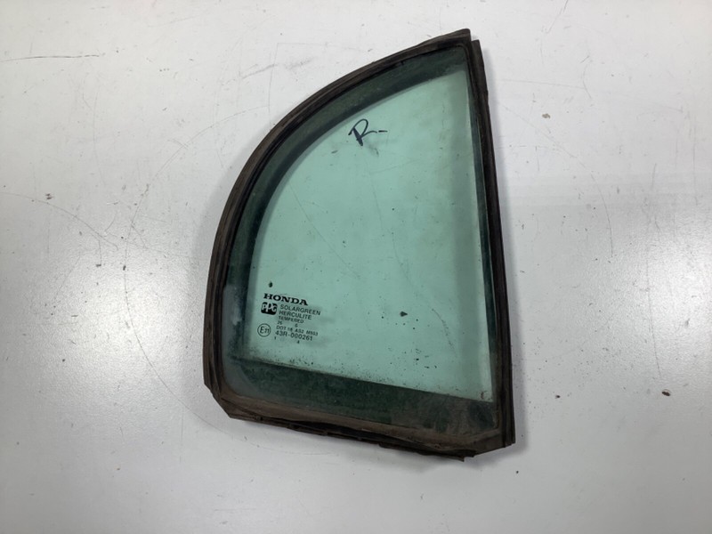 06-011 Honda Civic 4DR 1/4 Door Glass, RIGHT REAR 73405-SNA-000 OEM