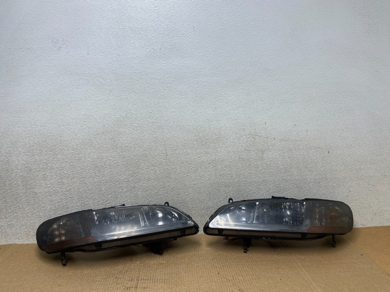 1998 to 2002 Honda Accord Black LED Left+Right Set Side Headlights W5123 DG