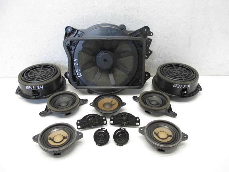 12-18 AUDI C7 A6 S6 DOOR TWEETER SPEAKER SET FRONT REAR LEFT RIGHT OEM 103124