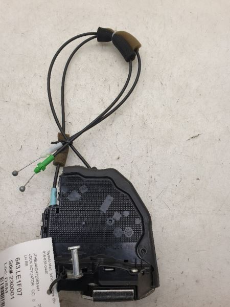 2007 LEXUS ES350 3.5L DRIVER SIDE REAR DOOR LOCK ACTUATOR