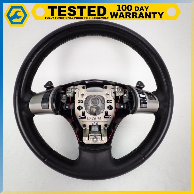 06-08 CHEVROLET CORVETTE C6 DRIVER STEERING WHEEL PADDLE SHIFT OEM