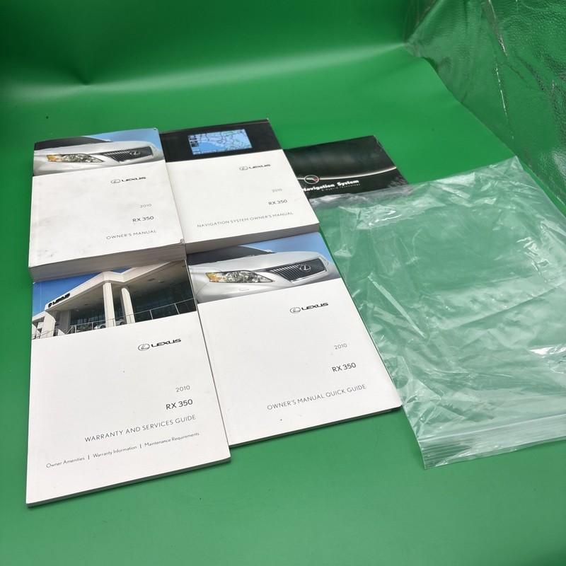 2010 Lexus RX350 Owners Manual Navigation Quick Guide With Free Shipping
