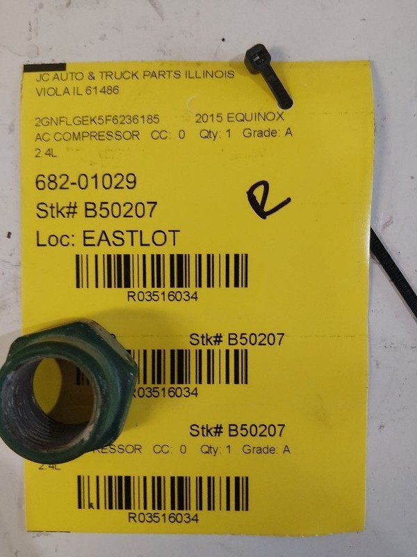 AC Compressor Control Valve And Pigtail Bracket Fits 12-15 EQUINOX 3516034