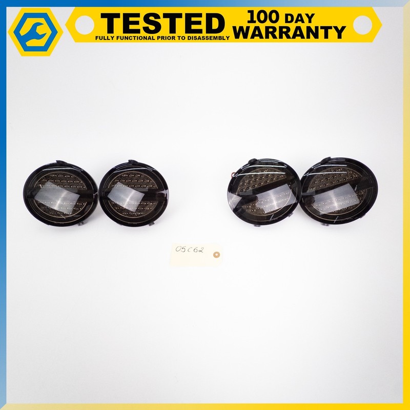 05-13 CHEVROLET CORVETTE C6 TINTED LED REAR LEFT & RIGHT TAIL LIGHT SET