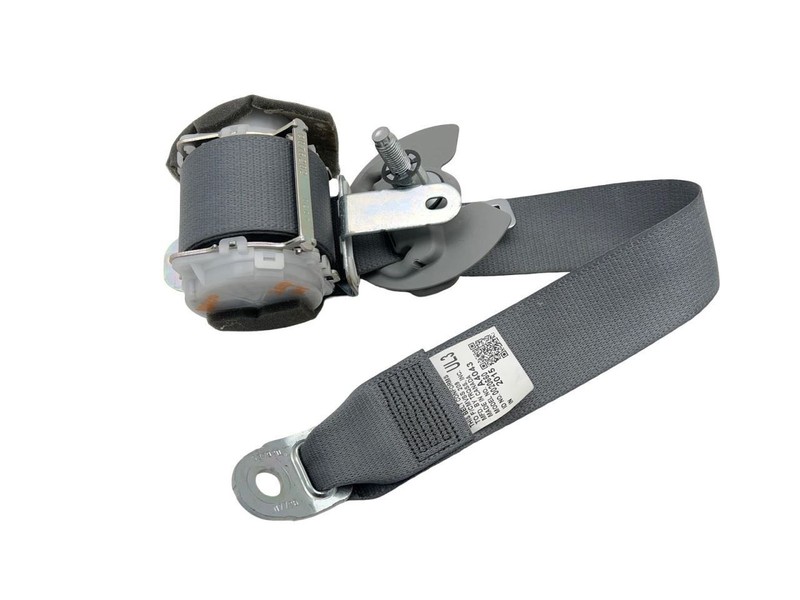 2014-2019 Toyota Highlander Left Driver Side Rear 3RD Raw Seat Belt Gray Dirty