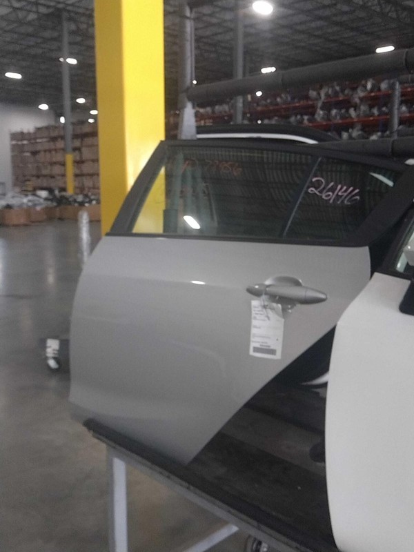 2017 KIA Forte Left Rear Door Silver 4DR HTBK Used 77K Miles OEM Part 221100