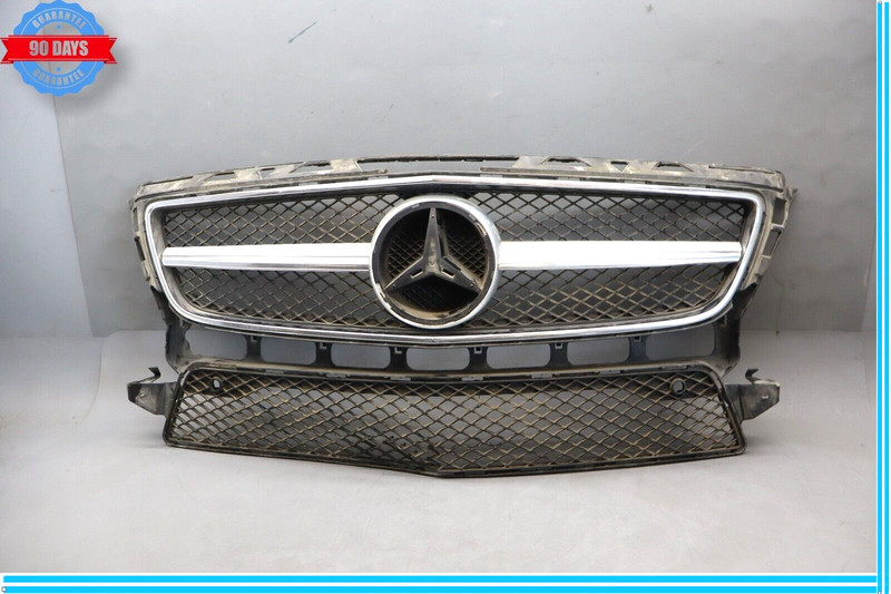 12-18 Mercedes CLS500 CLS550 Front Bumper Hood Radiator Grille Oem