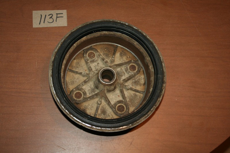 2001 Kawasaki KLF 300 Bayou Rear Brake Drum OEM 01 B