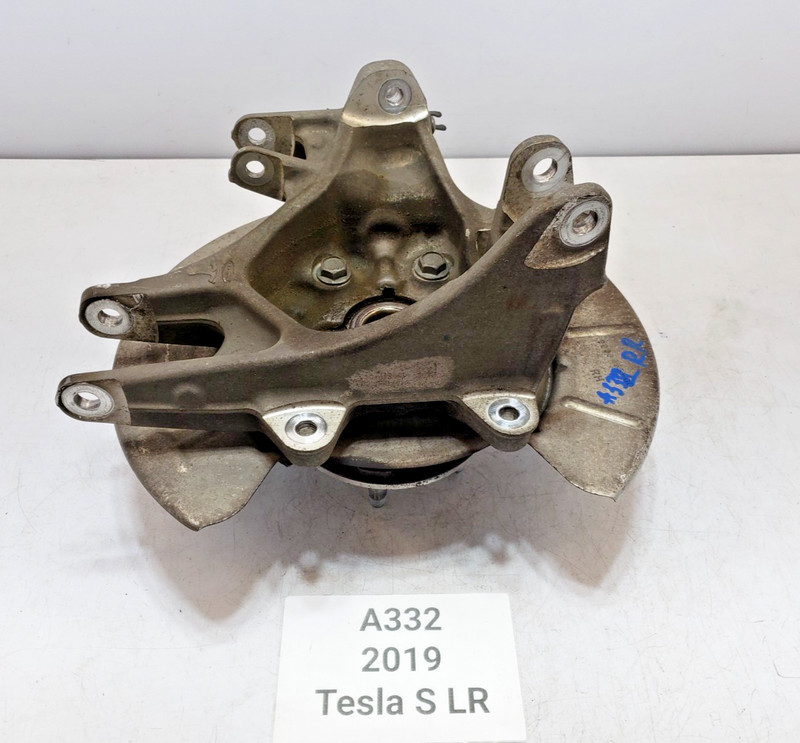 ✅12-20 OEM Tesla Model S Rear Right Passenger Spindle Knuckle Hub W/ Dust Shield