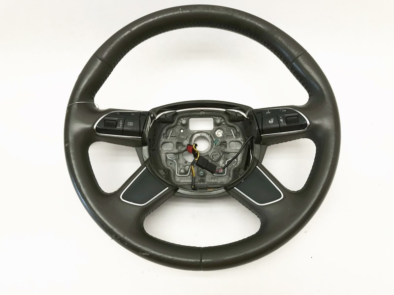 12 13 14 15 AUDI A6 A7 STEERING WHEEL OEM CREAM 4 SPOKE W/O TIPTRONIC