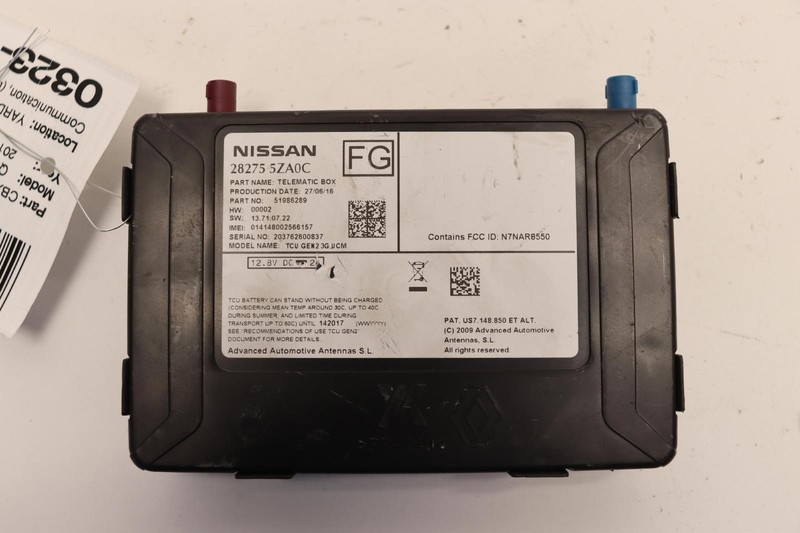 2016-2018 INFINITI Q50 Q70 GPS NAVIGATION COMMUNICATION TELEMATICS MODULE OEM