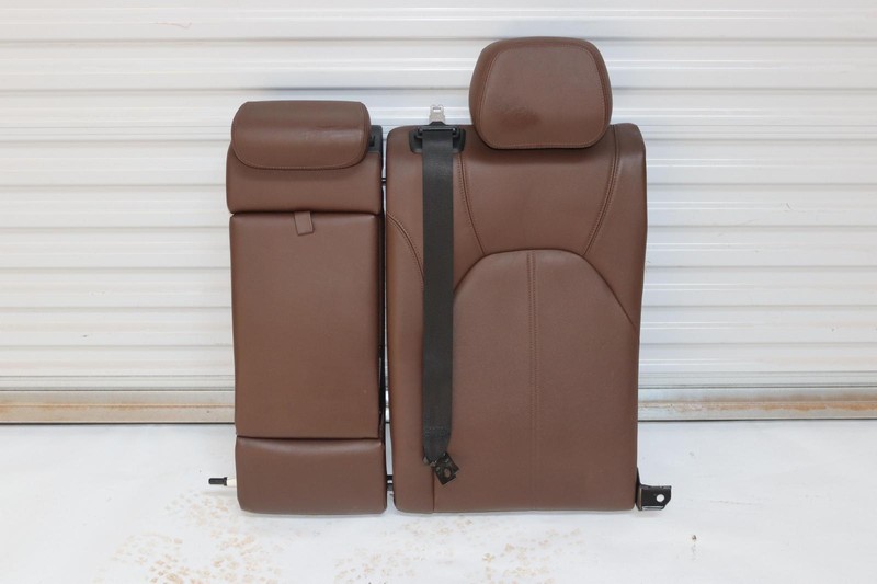 2018-2021 ALFA ROMEO STELVIO REAR LEFT SEAT UPPER BACKREST LEATHER BROWN OEM