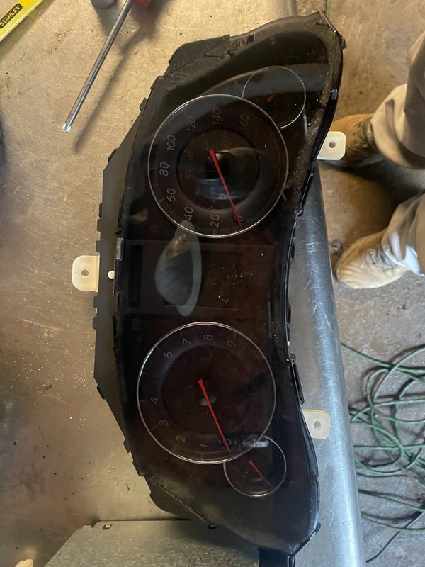 09 INFINITI EX35 NAVIGATION SPEEDOMETER INSTRUMENT GAUGE CLUSTER 161K