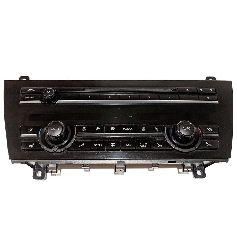 OEM HVAC Heater Temperature & Radio Control Switch Unit BMW 640i 650i 2012-2014