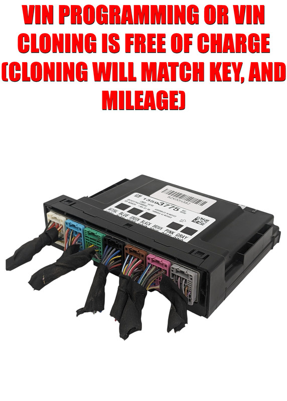PROGRAMMED 14-16 Buick Cadillac Chevrolet Body Control Module Computer BCM BCU