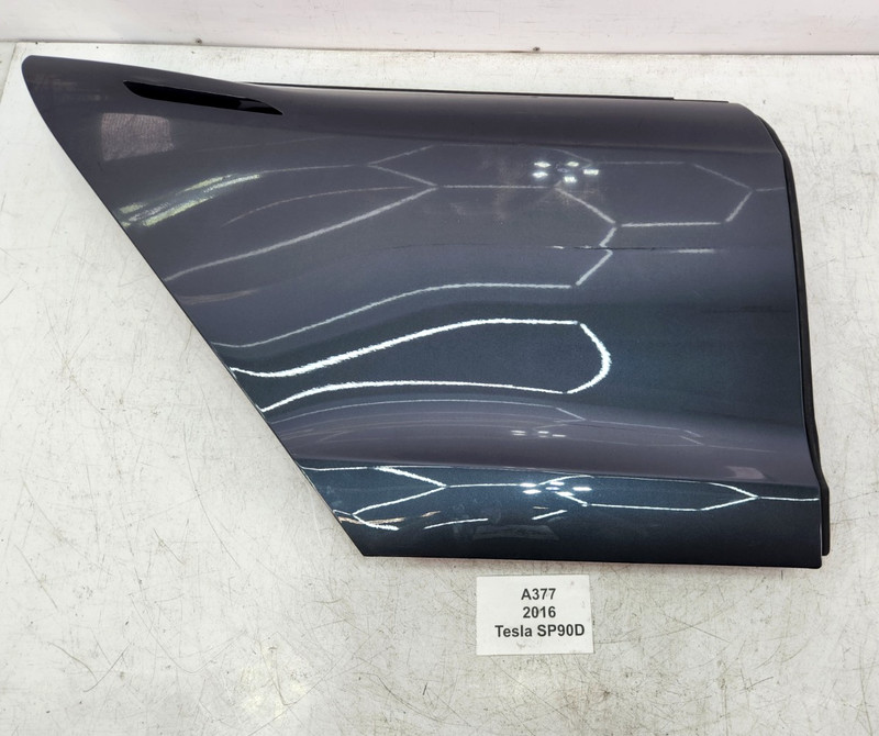 ✅ 16-20 OEM Tesla Model S Rear Right Passenger Door Shell Panel Gray PMNG