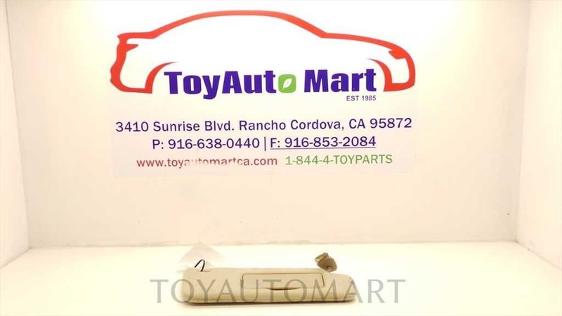 99 00 01 02 03 LEXUS RX300 RIGHT TAN CLOTH SUNVISOR