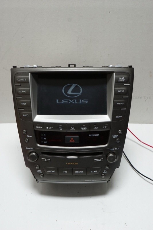 LEXUS IS250 Navigation Radio AM-FM CD Tuner Head Unit OEM 2006 - 2008