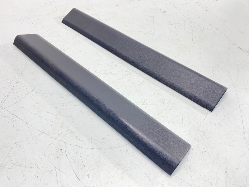 17-23 BMW G30 F90 5 Series Front Left Right Door Sill Trim Cover Black Set OEM✅