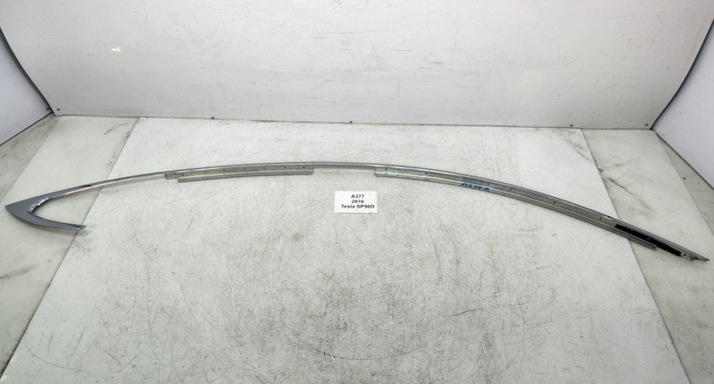 ✅ 12-20 OEM Tesla Model S Right Passenger Side Upper Roof Bright Trim Molding