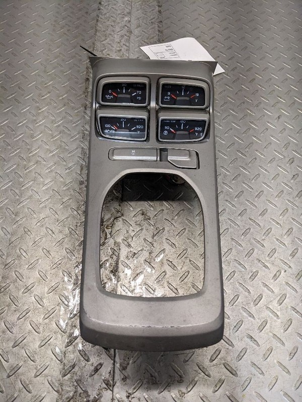 10-15 Camaro SS Center Console Shifter Bezel Trim Auxiliary Gauge Auto O 1192470