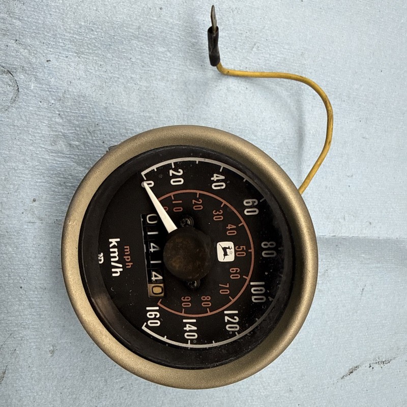 1980 - 1981 John Deere Vintage Snowmobile Trailfire Speedometer Gauge Good