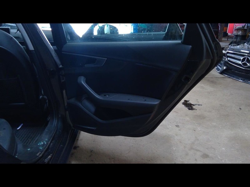 2018 A4 AUDI Driver Left Rear Door Trim Panel Rear 1584454
