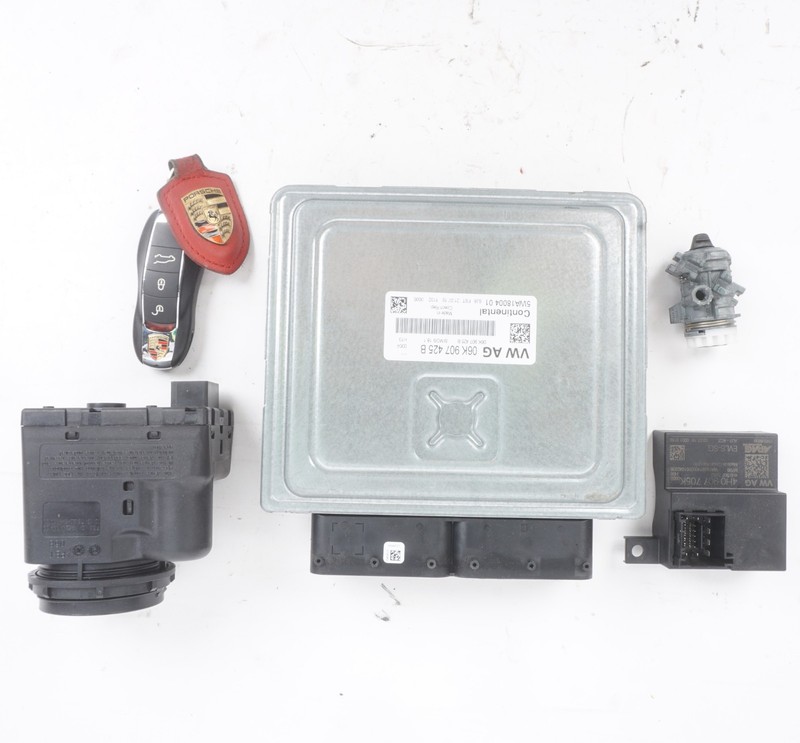 2017 2018 Porsche Macan 2.0L Ignition Set Key Lock ECU Module OEM