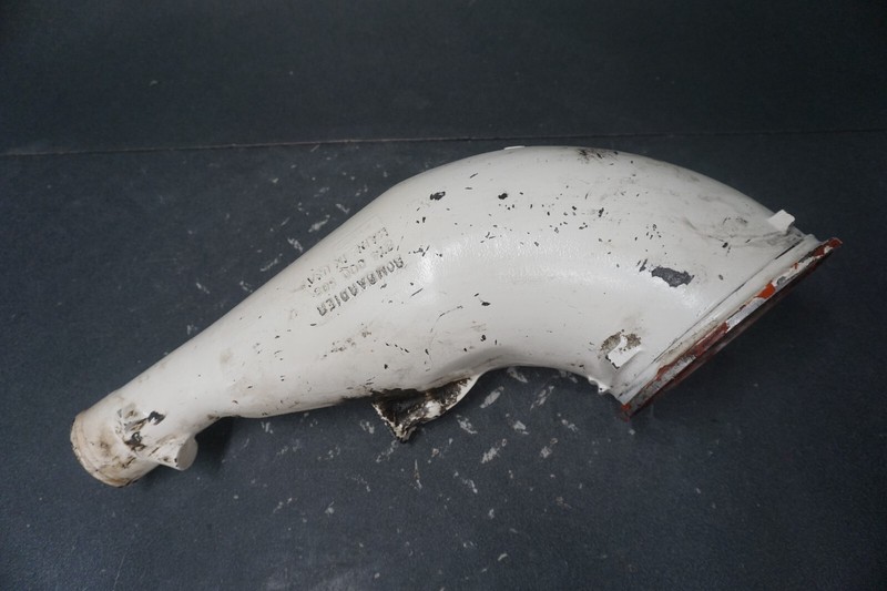 1998 Sea-Doo OEM Muffler Pipe Cone Assembly (White) Freshwater GSX LTD