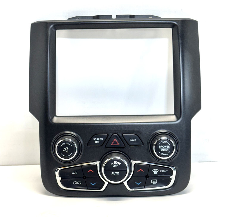✅13-2024 RAM CL 1500-3500 PEARL A/C CENTER STACK BEZEL CLIMATE RADIO CONTROL OEM