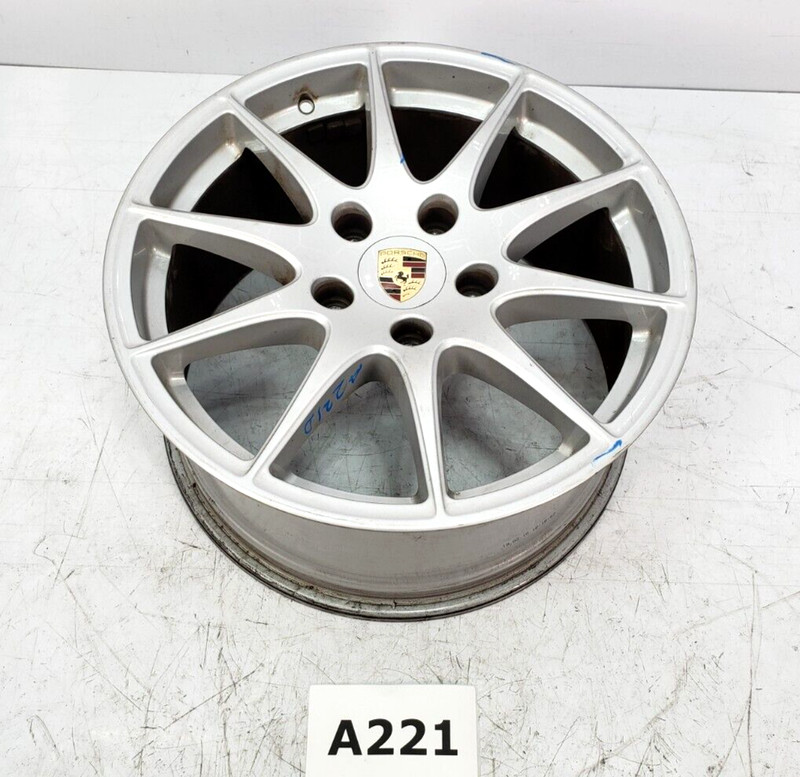 ✅ 10-16 OEM Porsche Panamera S 970 Rear Alloy Wheel Rim 9.0Jx18 ET53 Silver