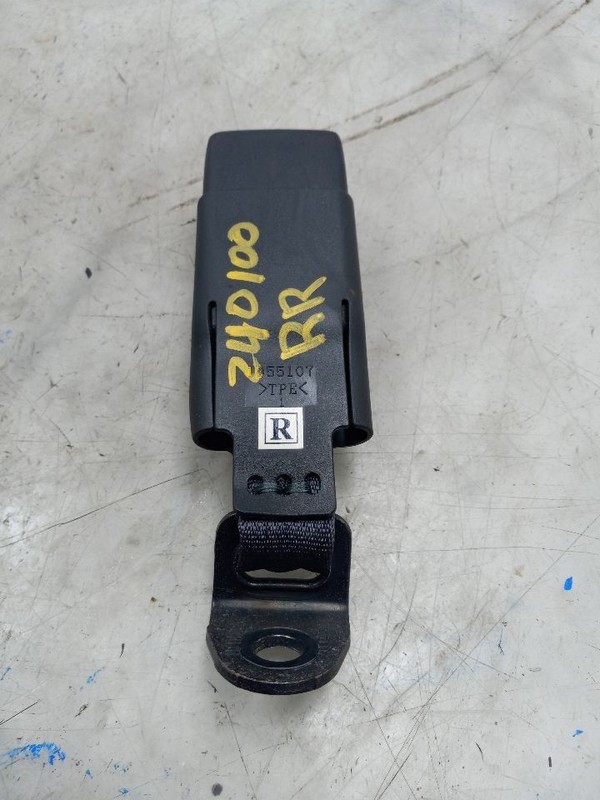 12 LEXUS IS350 REAR PASSENGER RIGHT SEAT BELT BUCKLE BLK-LB21
