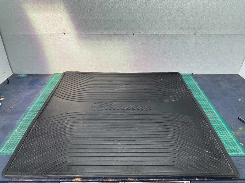 13-19 Cadillac XTS - TRUNK FLOOR CARPET RUBBER COVER MAT OEM