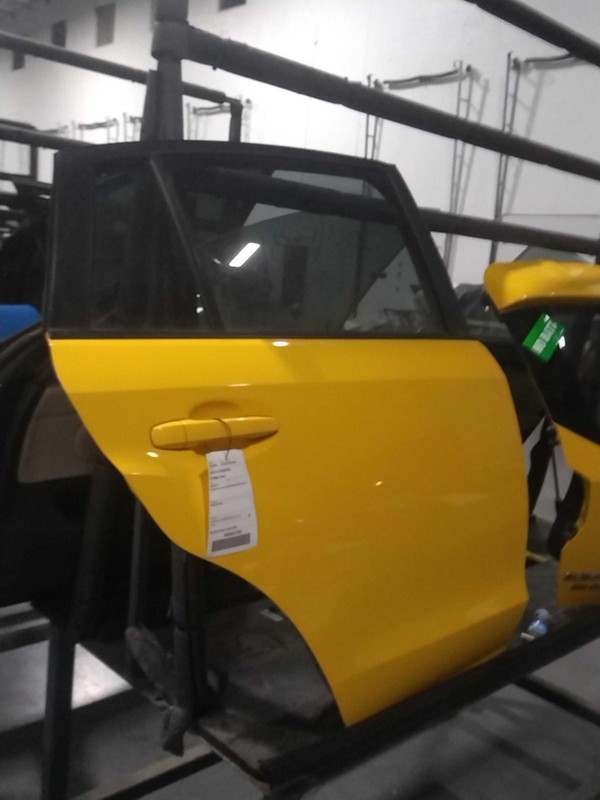 2015 Subaru XV Crosstrek Rear Right Door Yellow 141K Miles OEM Used Part