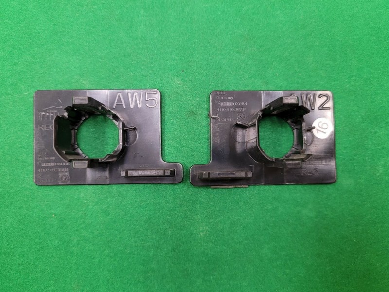 2015 2016 2017 AUDI A8 S-LINE Front Bumper Parking Sensor Bracket Cover OEM *