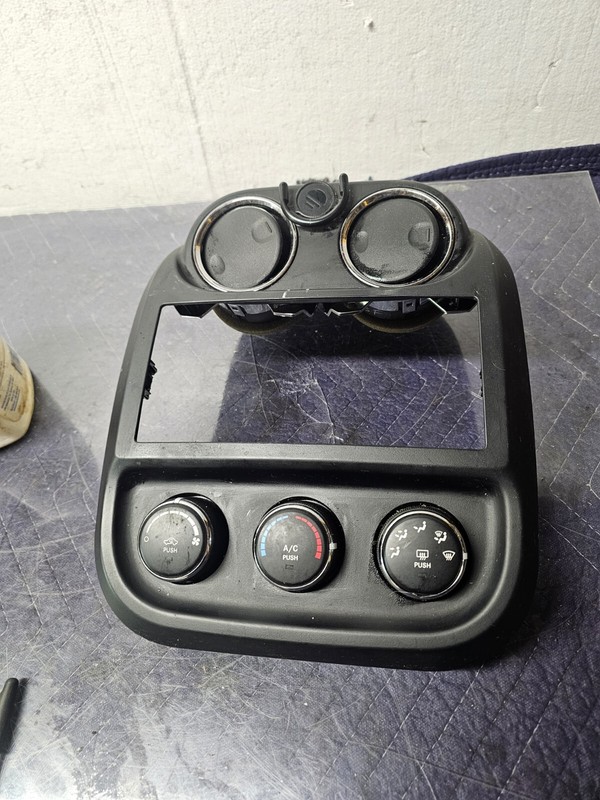 2010-2016 Jeep Compass Patriot Radio Climate Control Dash Cover Black Trim Bezel