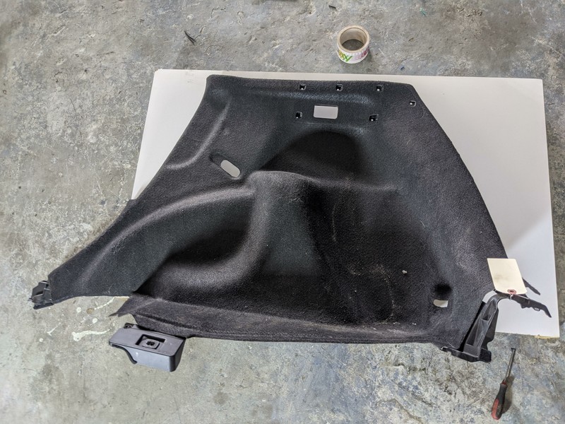Right Quarter Trunk Trim Panel Black 84601-T5A-003 2017 Honda FIT 2016