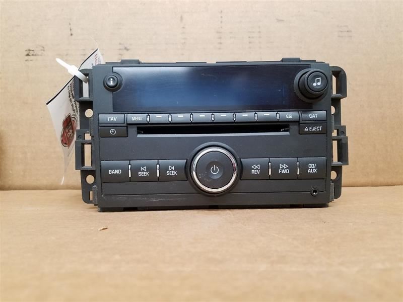 Audio Equipment Radio Am-fm-cd player-MP3 Opt US8 Fits 09-10 IMPALA 256267